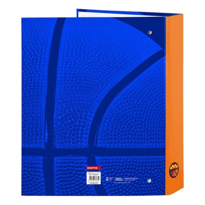Carpeta de anillas Valencia Basket A4 (27 x 33 x 6 cm) 1