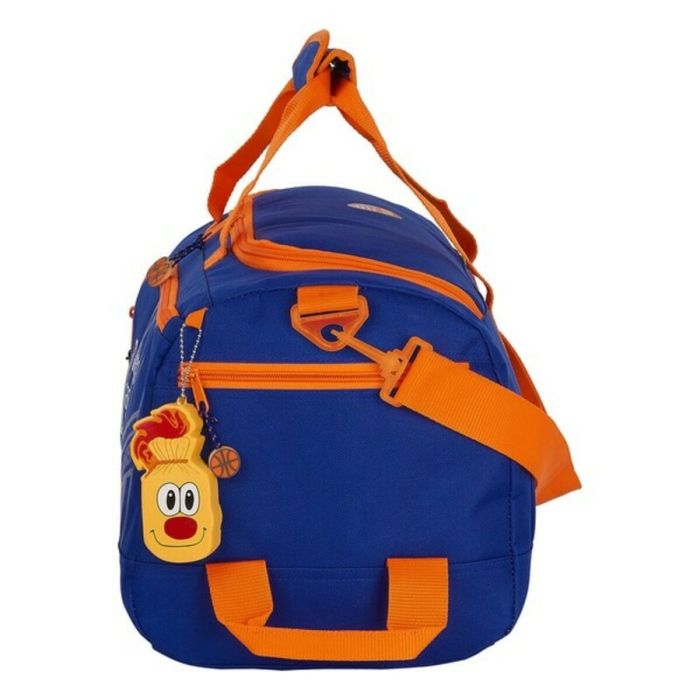 Bolsa de Deporte Valencia Basket Azul Naranja (50 x 25 x 25 cm) 2