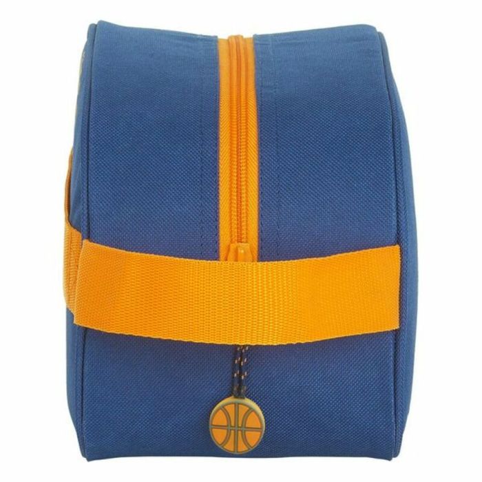 Neceser Escolar Valencia Basket M248 Azul Naranja 26 x 15 x 12 cm 1