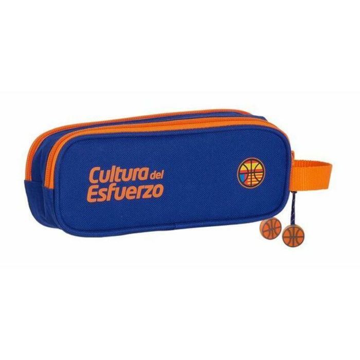 Portatodo Valencia Basket M513 Azul Naranja (21 x 8 x 6 cm) 1