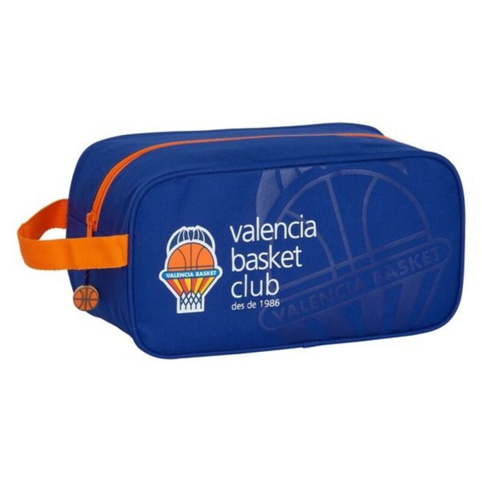Zapatillero de Viaje Valencia Basket Azul Naranja (29 x 15 x 14 cm) 2