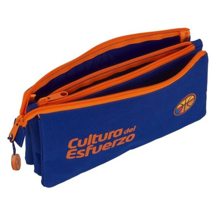 Portatodo Valencia Basket M744 Azul Naranja (22 x 12 x 3 cm) 1