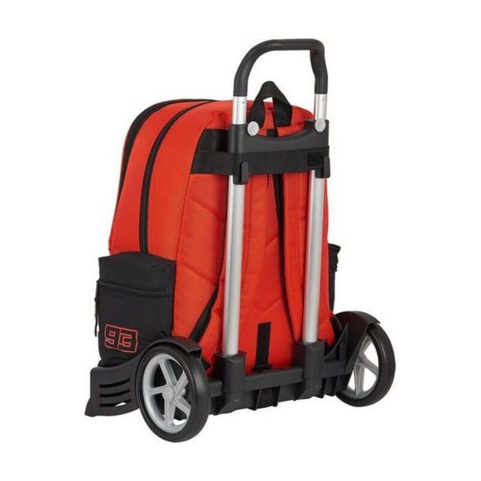 Mochila Escolar con Ruedas Evolution Marc Marquez Negro Rojo 1 Mochila Escolar con Ruedas Evolution Marc Marquez Negro Rojo 1