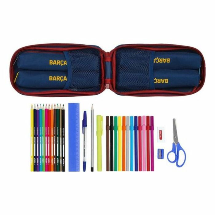 Plumier Mochila F.C. Barcelona 20/21 Granate Azul marino (33 Piezas) 1 Plumier Mochila F.C. Barcelona 20/21 Granate Azul marino (33 Piezas) 1