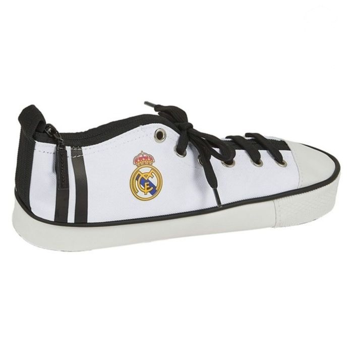 Portatodo Real Madrid C.F. M830 Negro Blanco (24 x 8 x 8.5 cm)