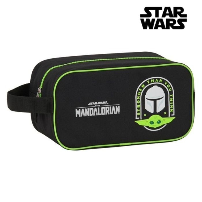 Zapatillero de Viaje The Mandalorian M682 29 x 15 x 14 cm Negro Verde Zapatillero de Viaje The Mandalorian M682 29 x 15 x 14 cm Negro Verde