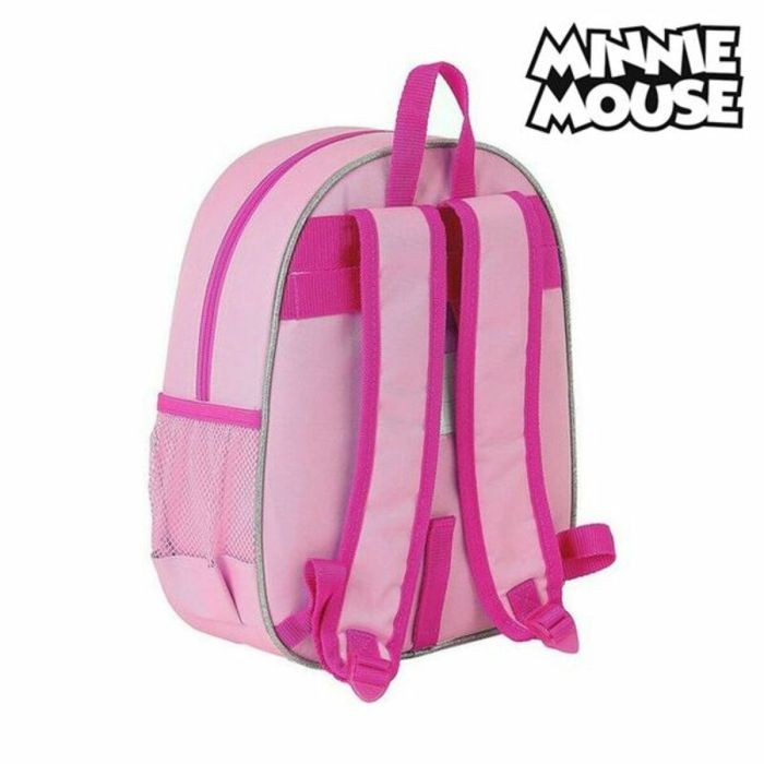Mochila Infantil 3D Minnie Mouse M890 Rosa 3