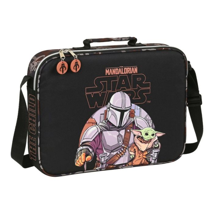 Cartera Escolar The Mandalorian The guild Marrón Negro 38 x 28 x 6 cm Cartera Escolar The Mandalorian The guild Marrón Negro 38 x 28 x 6 cm