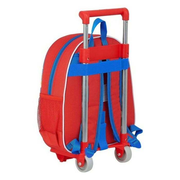 Mochila Escolar 3D con Ruedas Spiderman M020H Rojo Azul 27 x 32 x 10 cm 3 Mochila Escolar 3D con Ruedas Spiderman M020H Rojo Azul 27 x 32 x 10 cm 3