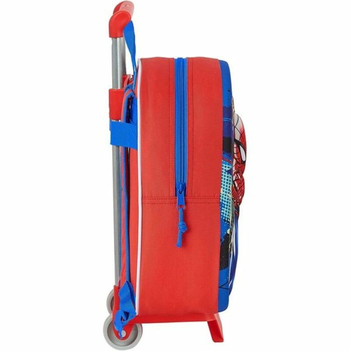 Mochila Escolar 3D con Ruedas Spiderman M020H Rojo Azul 27 x 32 x 10 cm 4 Mochila Escolar 3D con Ruedas Spiderman M020H Rojo Azul 27 x 32 x 10 cm 4