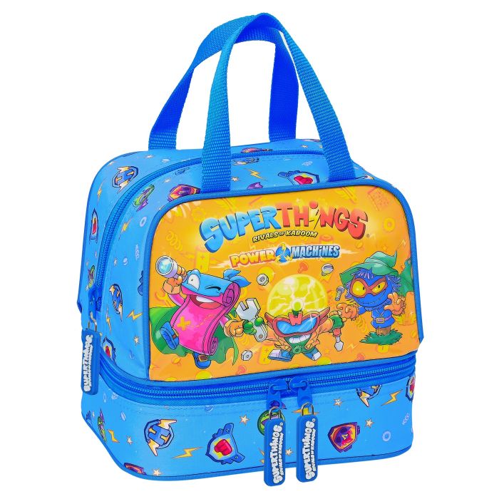 Portameriendas SuperThings Serie 7 Azul Multicolor (20 x 20 x 15 cm) Portameriendas SuperThings Serie 7 Azul Multicolor (20 x 20 x 15 cm)