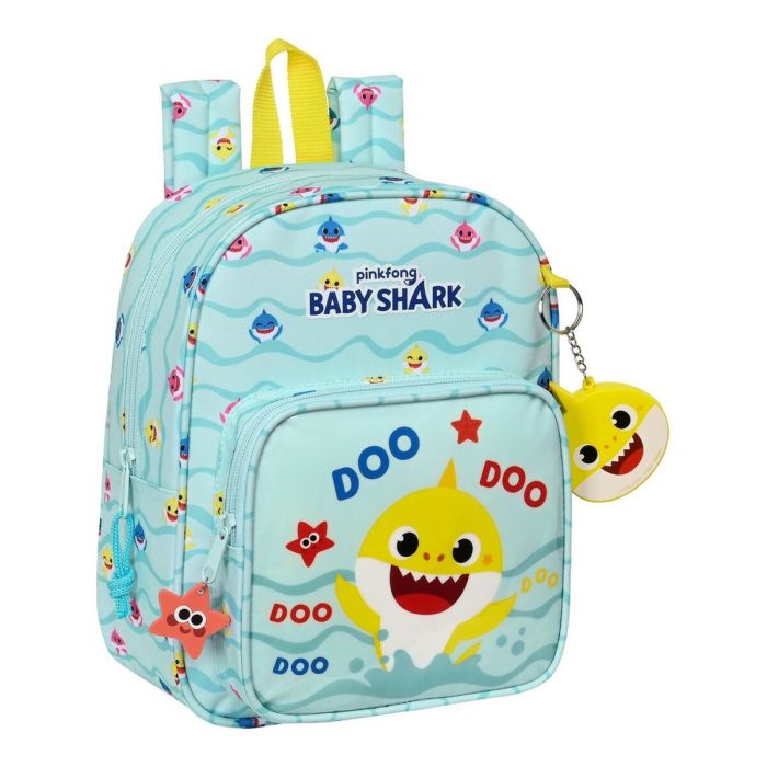 Mochila Escolar Baby Shark Beach day Amarillo Azul claro (22 x 27 x 10 cm) Mochila Escolar Baby Shark Beach day Amarillo Azul claro (22 x 27 x 10 cm)