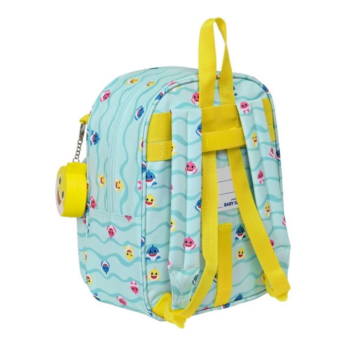 Mochila Escolar Baby Shark Beach day Amarillo Azul claro (22 x 27 x 10 cm) 3 Mochila Escolar Baby Shark Beach day Amarillo Azul claro (22 x 27 x 10 cm) 3