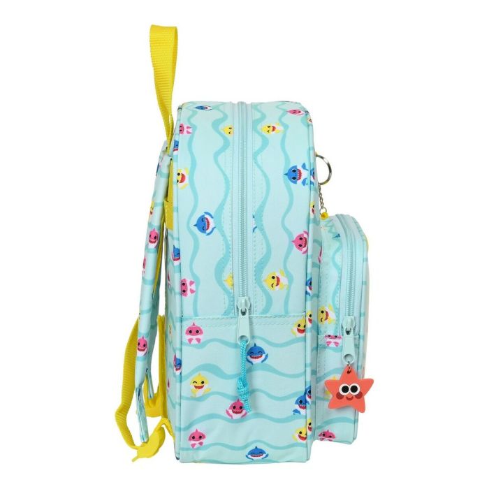 Mochila Escolar Baby Shark Beach day Amarillo Azul claro (22 x 27 x 10 cm) 2 Mochila Escolar Baby Shark Beach day Amarillo Azul claro (22 x 27 x 10 cm) 2
