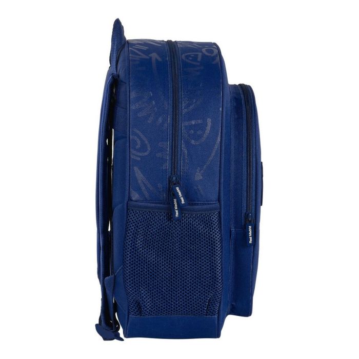 Mochila Escolar Real Madrid C.F. Azul (32 x 38 x 12 cm) 2 Mochila Escolar Real Madrid C.F. Azul (32 x 38 x 12 cm) 2