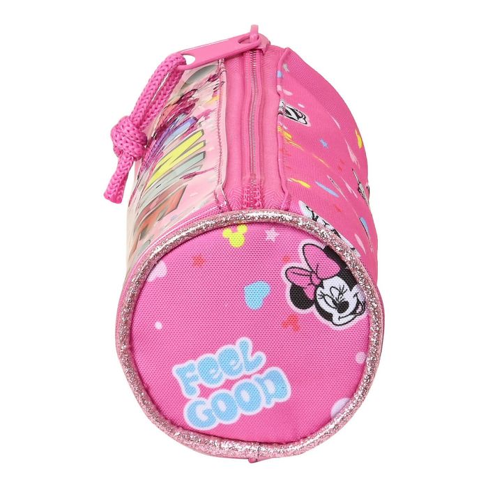 Estuche Escolar Cilíndrico Minnie Mouse Lucky 20 x 7 x 7 cm Rosa 3 Estuche Escolar Cilíndrico Minnie Mouse Lucky 20 x 7 x 7 cm Rosa 3
