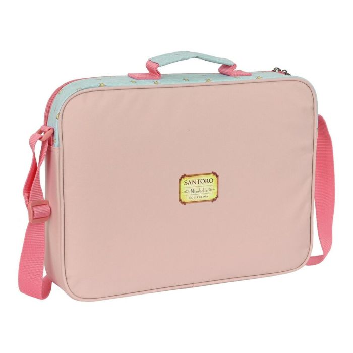 Cartera Escolar Santoro Estella Rosa Verde Claro (38 x 28 x 6 cm) 1 Cartera Escolar Santoro Estella Rosa Verde Claro (38 x 28 x 6 cm) 1