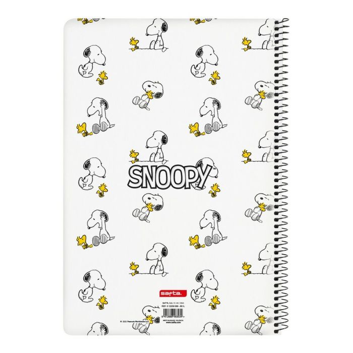 Libreta de Anillas Snoopy Friends forever Menta A4 1