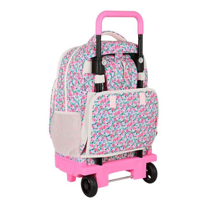 Mochila Escolar con Ruedas Vicky Martín Berrocal Rosebloom Multicolor (33 x 45 x 22 cm) 2 Mochila Escolar con Ruedas Vicky Martín Berrocal Rosebloom Multicolor (33 x 45 x 22 cm) 2