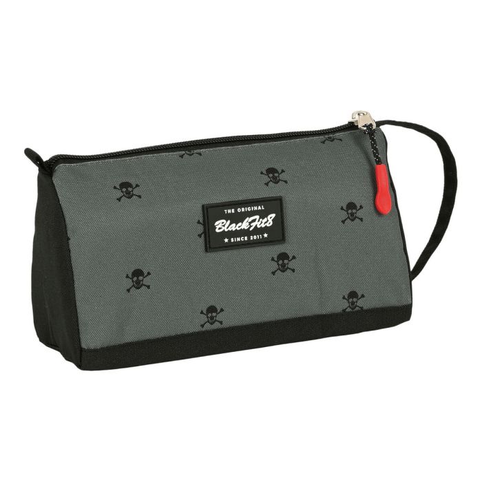 Estuche Escolar BlackFit8 Skull Negro Gris 20 x 11 x 8.5 cm (32 Piezas) 4 Estuche Escolar BlackFit8 Skull Negro Gris 20 x 11 x 8.5 cm (32 Piezas) 4