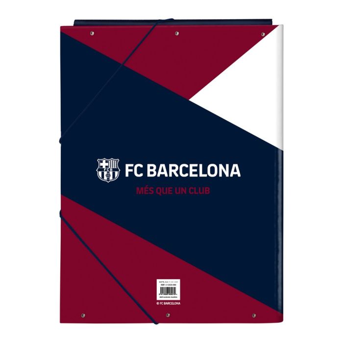 Carpeta F.C. Barcelona Azul Granate A4 1