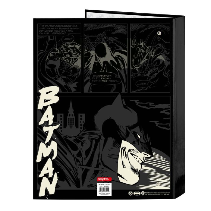 Carpeta de anillas Batman Hero Negro A4 (26.5 x 33 x 4 cm) 1