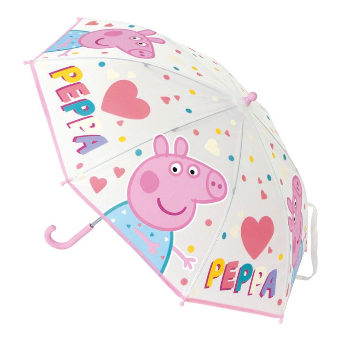 Paraguas Peppa Pig Having fun Rosa claro (Ø 80 cm) 2