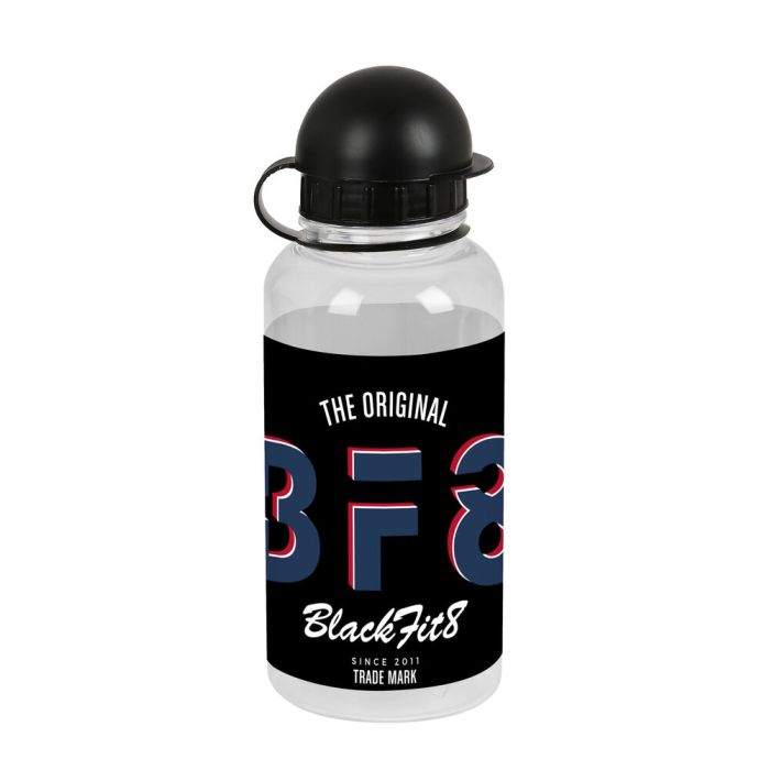 Botella de Agua BlackFit8 Urban Negro Azul marino PVC (500 ml) 2