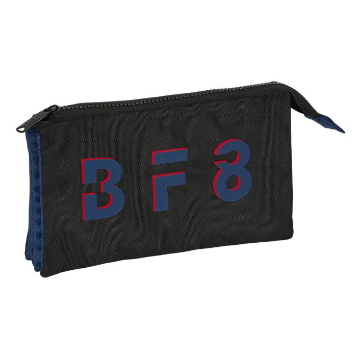 Portatodo Triple BlackFit8 Urban Negro Azul marino (22 x 12 x 3 cm) 1
