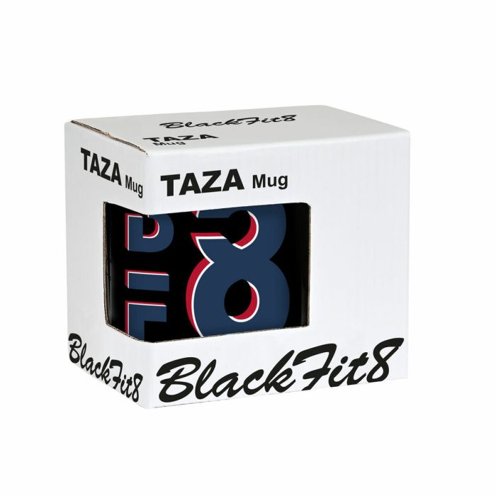 Taza Mug BlackFit8 Urban Cerámica Negro Azul marino (350 ml) 2