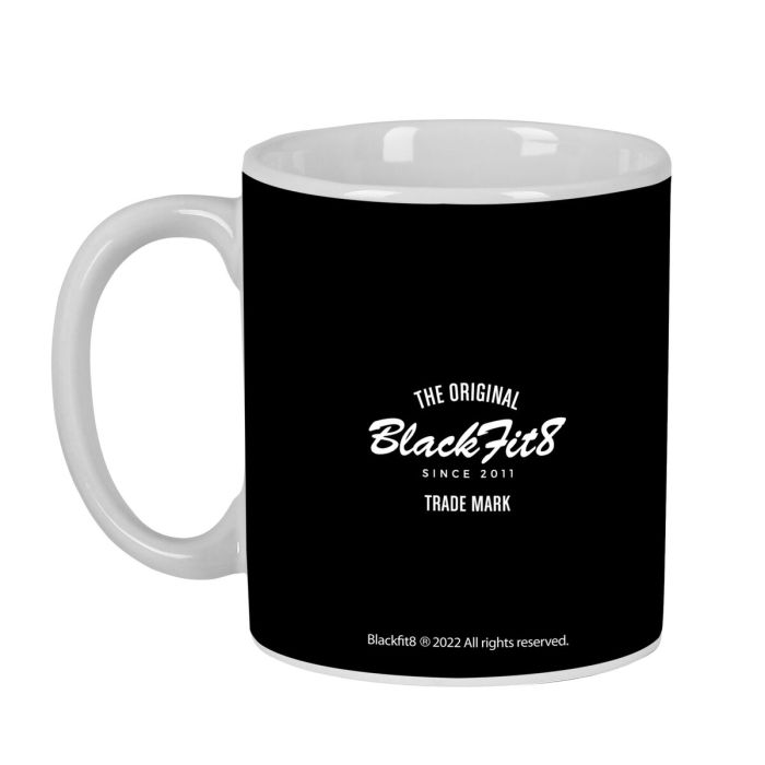 Taza Mug BlackFit8 Urban Cerámica Negro Azul marino (350 ml) 1