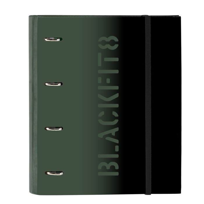 Carpeta de anillas BlackFit8 Gradient A4 Negro Verde militar (27 x 32 x 3.5 cm)