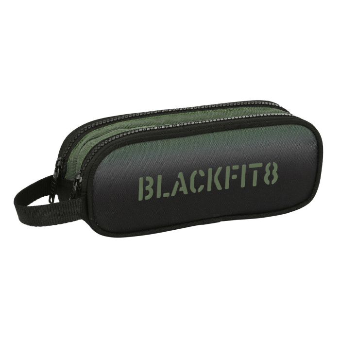 Portatodo Doble BlackFit8 Gradient Negro Verde militar 21 x 8 x 6 cm 2