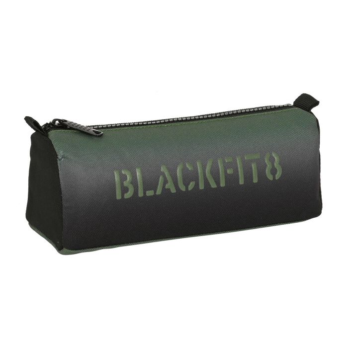 Estuche Escolar BlackFit8 Gradient Negro Verde militar (21 x 8 x 7 cm) 1