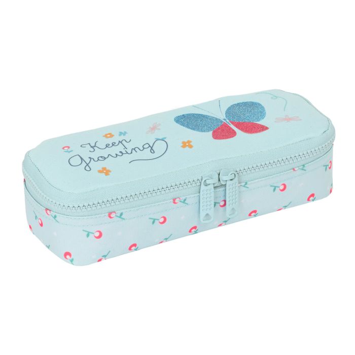 Estuche Escolar BlackFit8 Keep Growing Azul claro (22 x 5 x 8 cm) Estuche Escolar BlackFit8 Keep Growing Azul claro (22 x 5 x 8 cm)