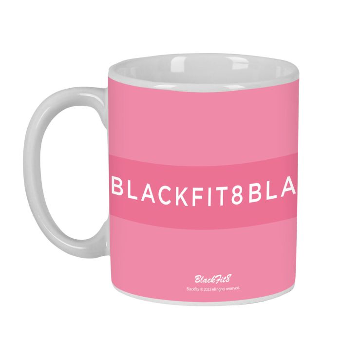 Taza Mug BlackFit8 Glow up Cerámica Rosa (350 ml) 2