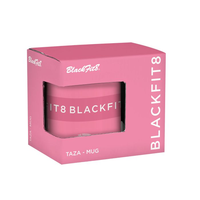 Taza Mug BlackFit8 Glow up Cerámica Rosa (350 ml) 1