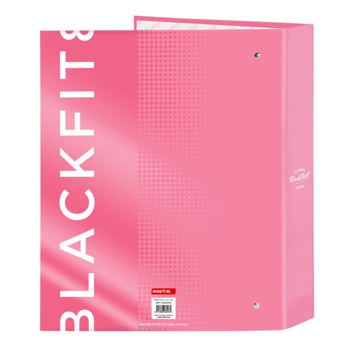 Carpeta de anillas BlackFit8 Glow up Rosa A4 (27 x 33 x 6 cm) 1