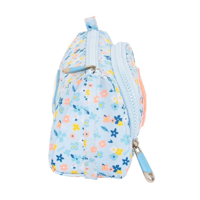 Estuche Escolar con Accesorios Moos Lovely Azul (32 Piezas) 1