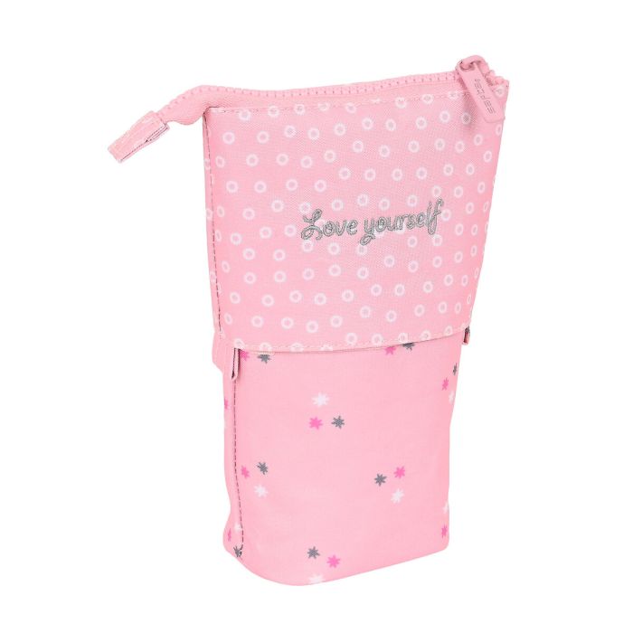 Estuche Cubilete Safta Love Yourself Rosa (8 x 19 x 6 cm) 4 Estuche Cubilete Safta Love Yourself Rosa (8 x 19 x 6 cm) 4