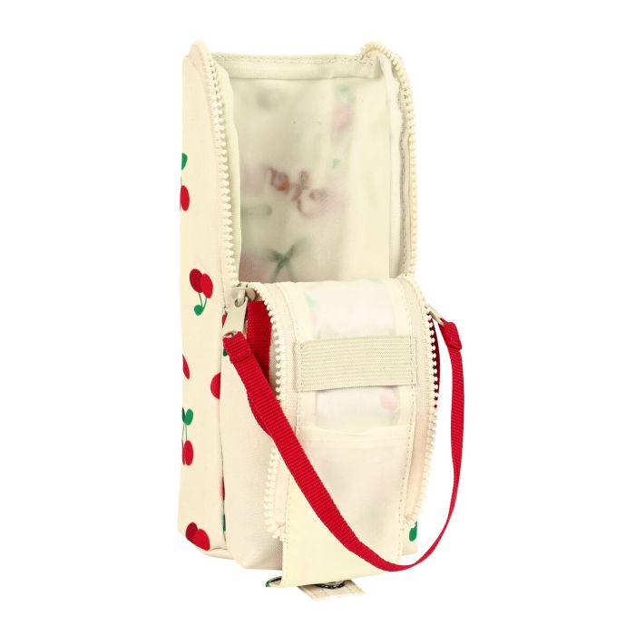 Estuche Escolar Safta Cherry Beige (6 x 21 x 6 cm) 2