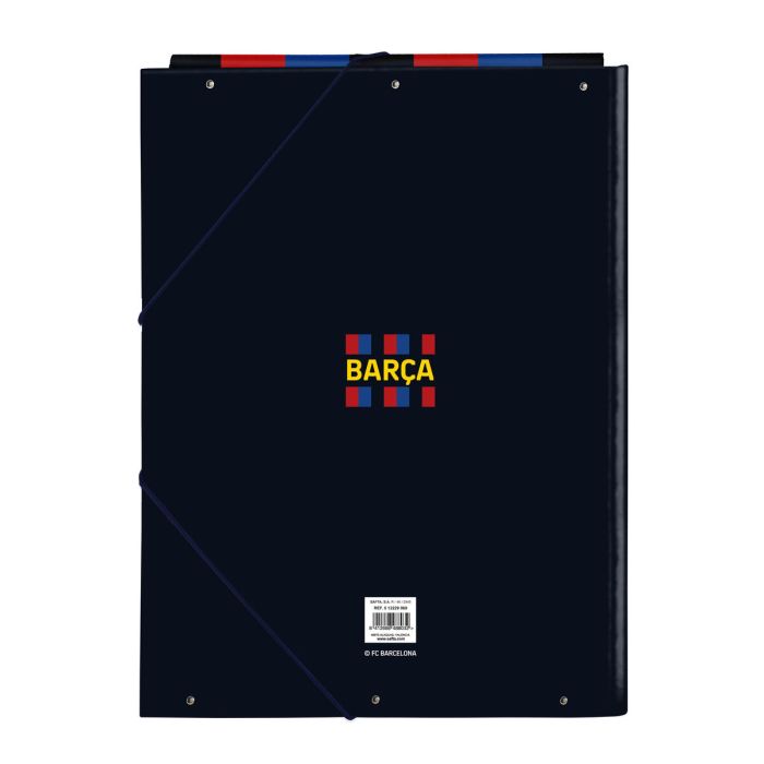 Carpeta F.C. Barcelona Granate Azul marino A4 (26 x 33.5 x 2.5 cm) 1