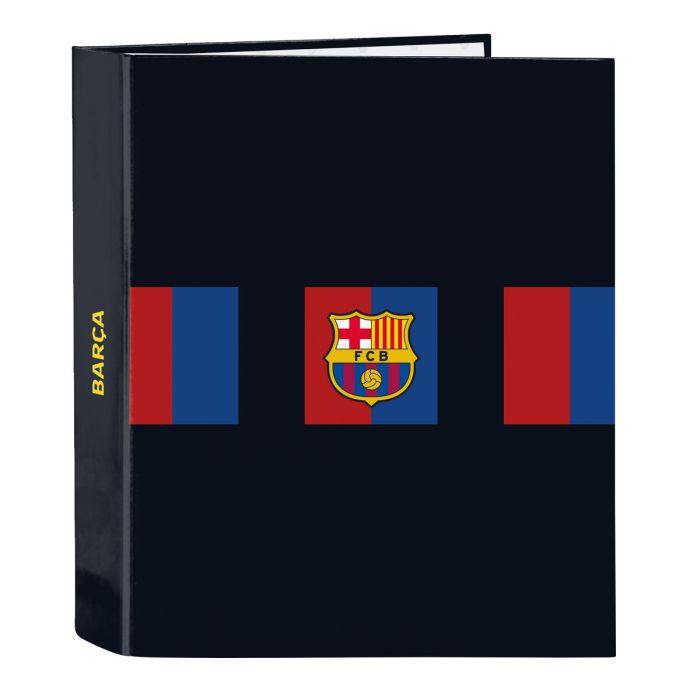 Carpeta de anillas F.C. Barcelona Granate Azul marino A4 27 x 33 x 6 cm