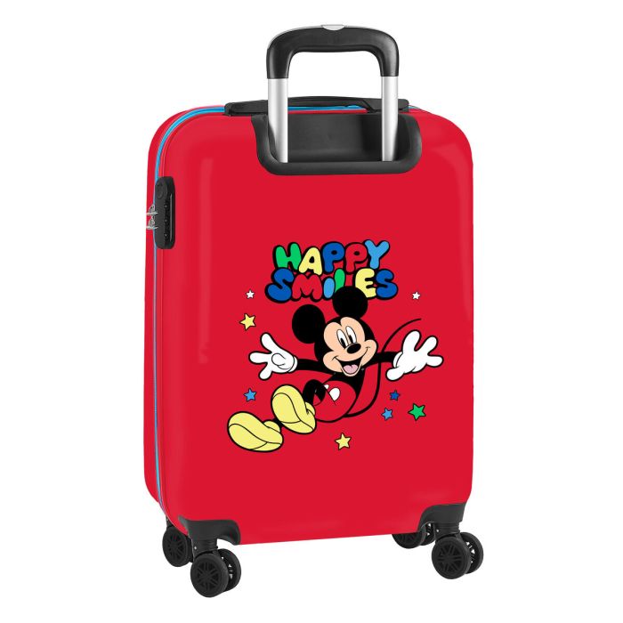 Trolley de Cabina Mickey Mouse Happry Smiles Rojo Azul 20'' (34.5 x 55 x 20 cm) 3