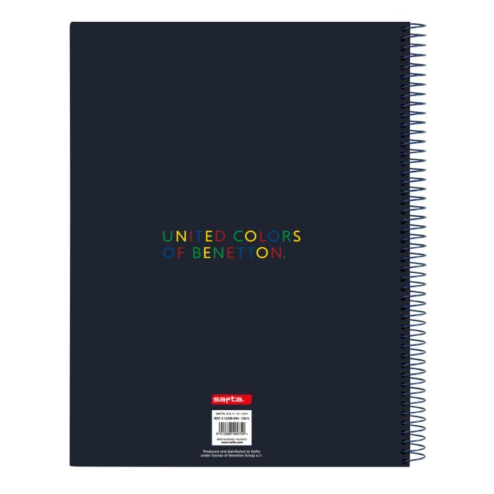 Libreta Benetton Sixties Azul marino A4 (120 Hojas) 1 Libreta Benetton Sixties Azul marino A4 (120 Hojas) 1
