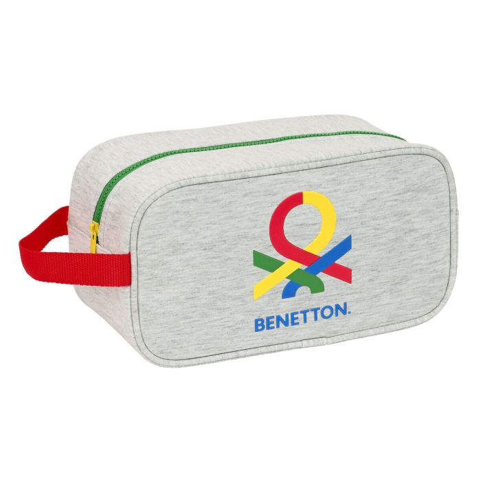 Zapatillero de Viaje Benetton Pop Gris (29 x 15 x 14 cm)