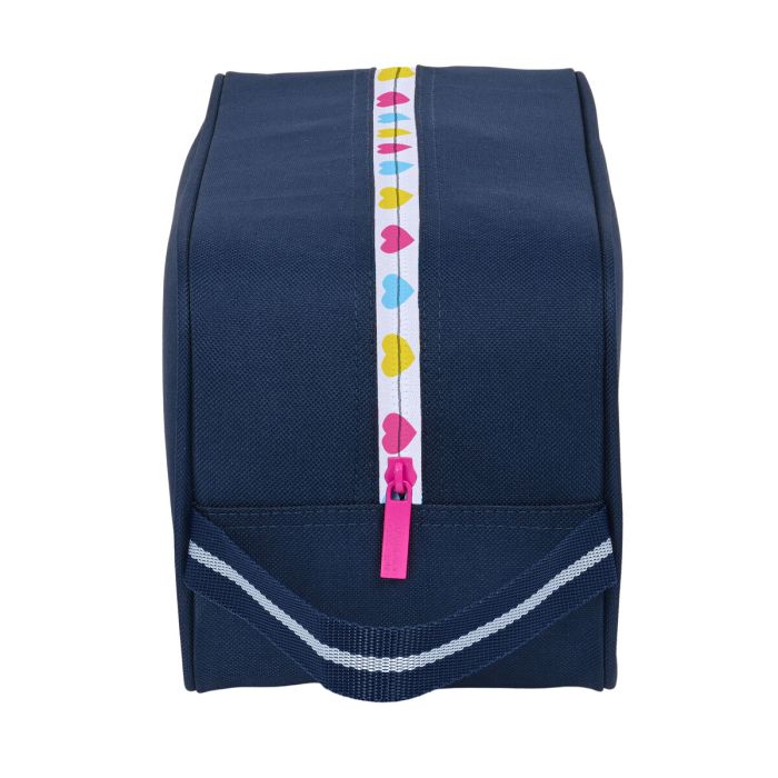 Zapatillero de Viaje Benetton Love Azul marino (29 x 15 x 14 cm) 1 Zapatillero de Viaje Benetton Love Azul marino (29 x 15 x 14 cm) 1