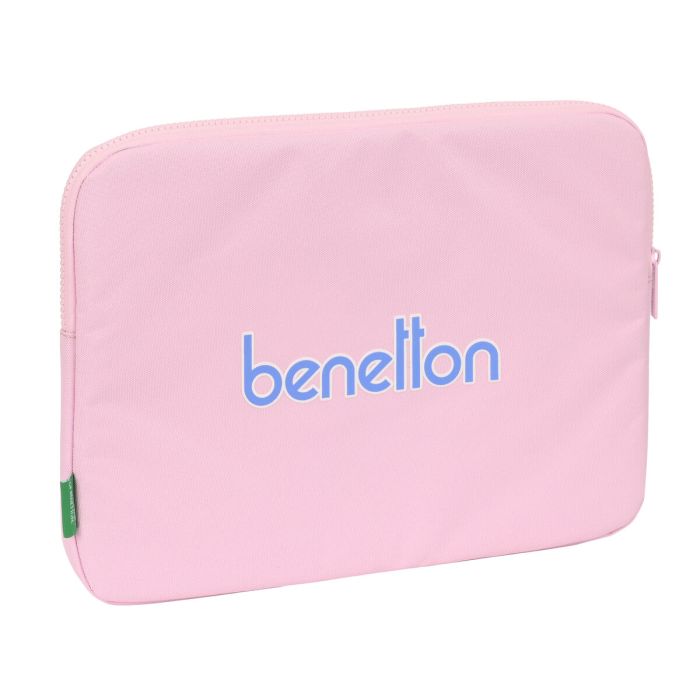 Funda para Portátil Benetton Pink Rosa (34 x 25 x 2 cm) 1