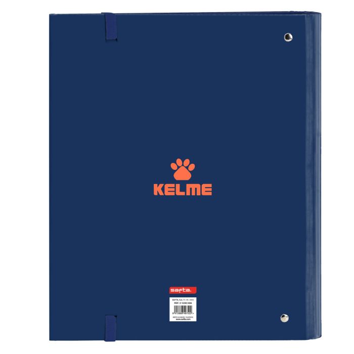 Carpeta de anillas Kelme Navy blue Naranja Azul marino (27 x 32 x 3.5 cm) 1