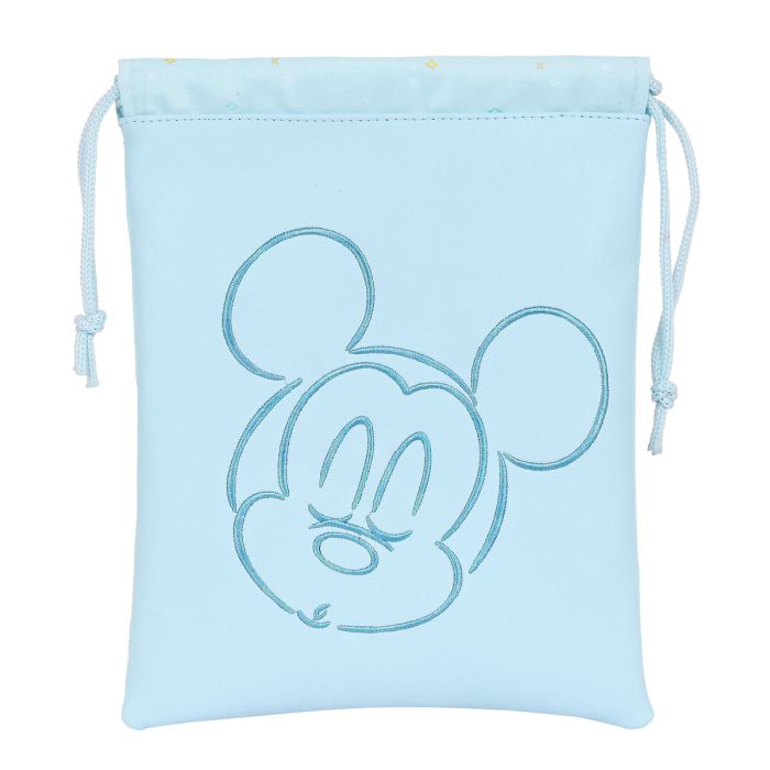 Portameriendas Mickey Mouse Clubhouse 20 x 25 cm Saco Azul claro